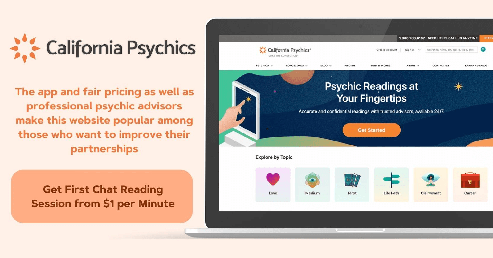 California Psychics website