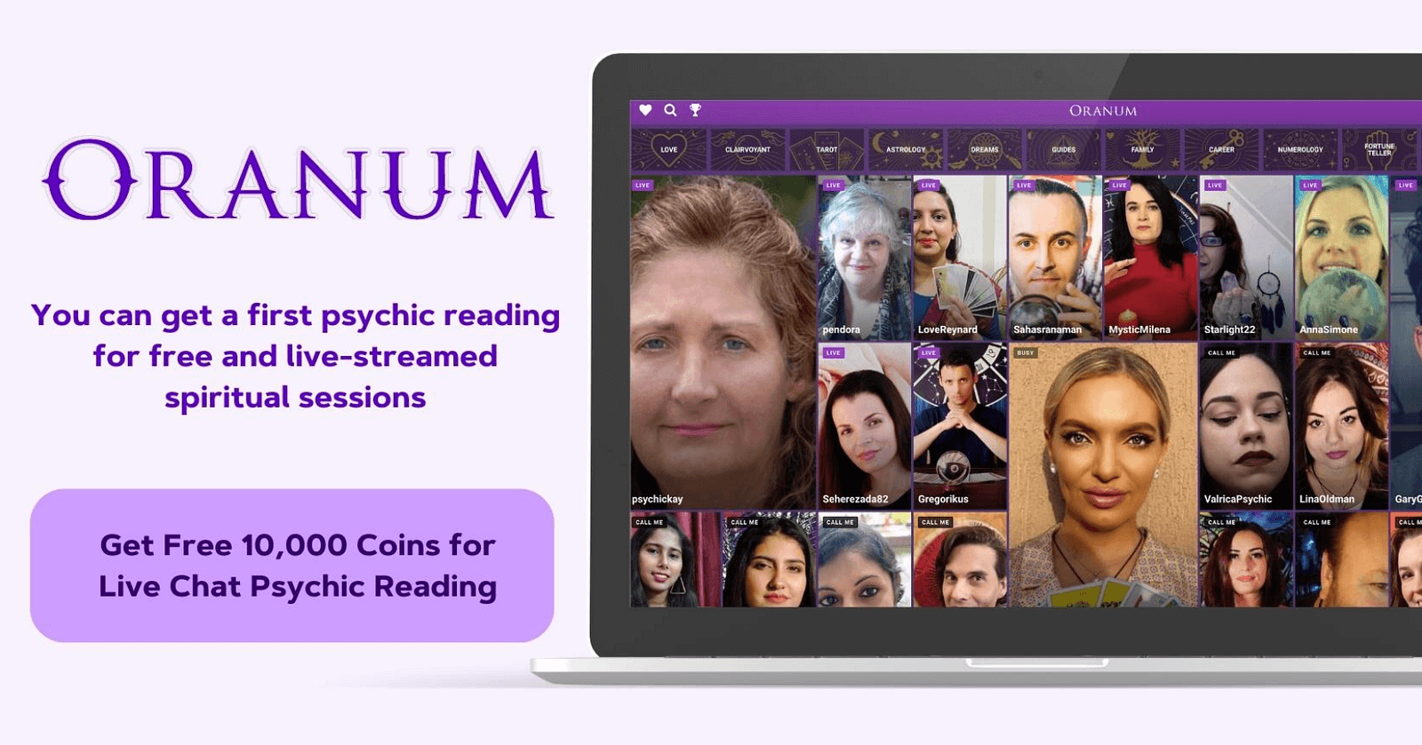 Oranum website