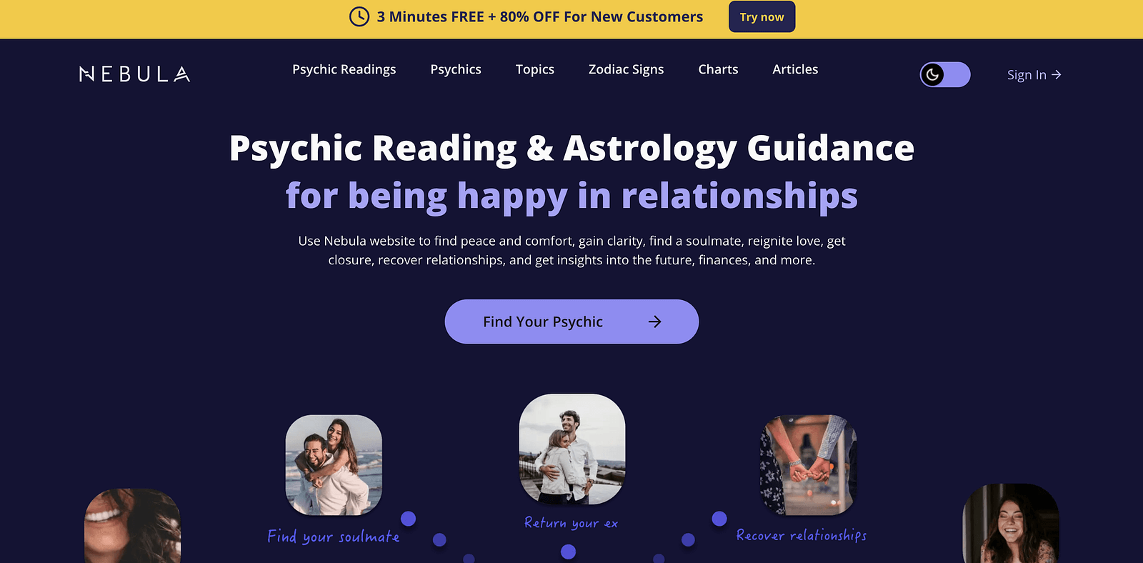 Nebula website