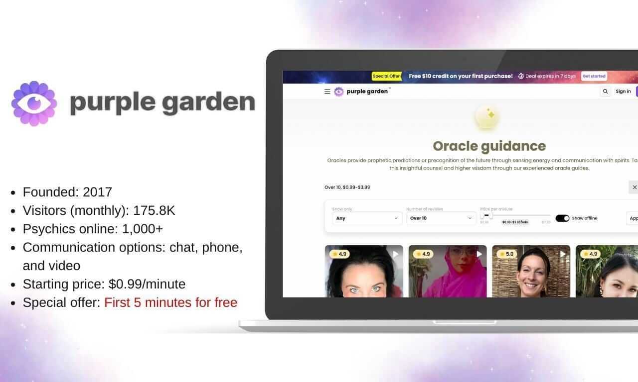 Purple Garden Website