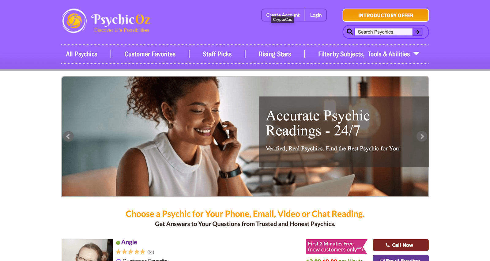 PsychicOz Website